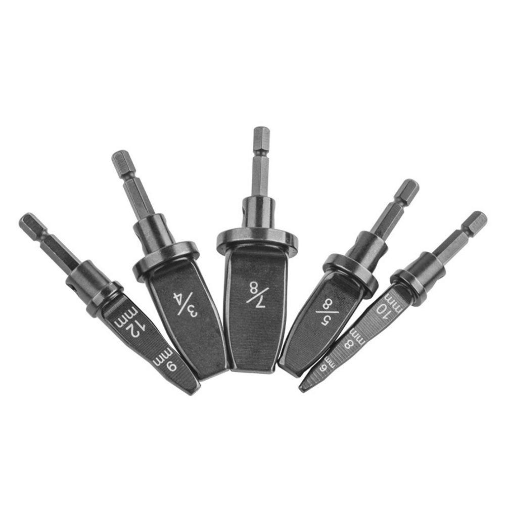 

5pcs Swaging Tool Drill Bit Set for Air Conditioner Bit Tube Pipe Expander, 501 Original