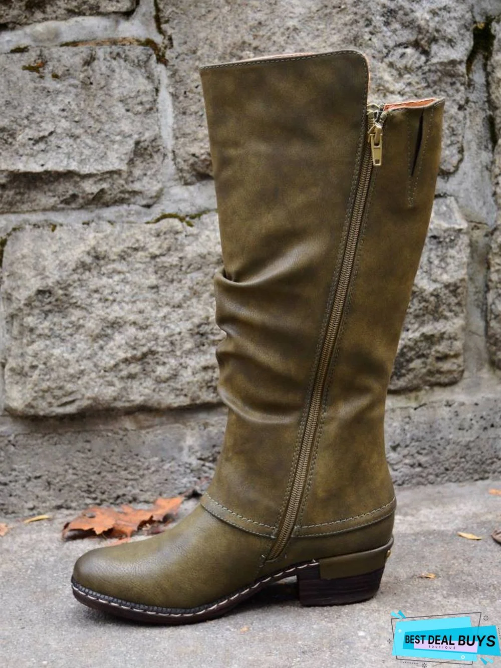 Women's Western Cowboy Knee Boots Punk Boots