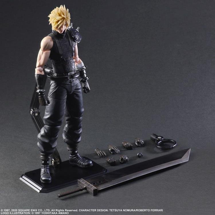 Square Enix Products Final Fantasy VII Remake Play Arts Kai Cloud Strife (Version 2) Action Figure-