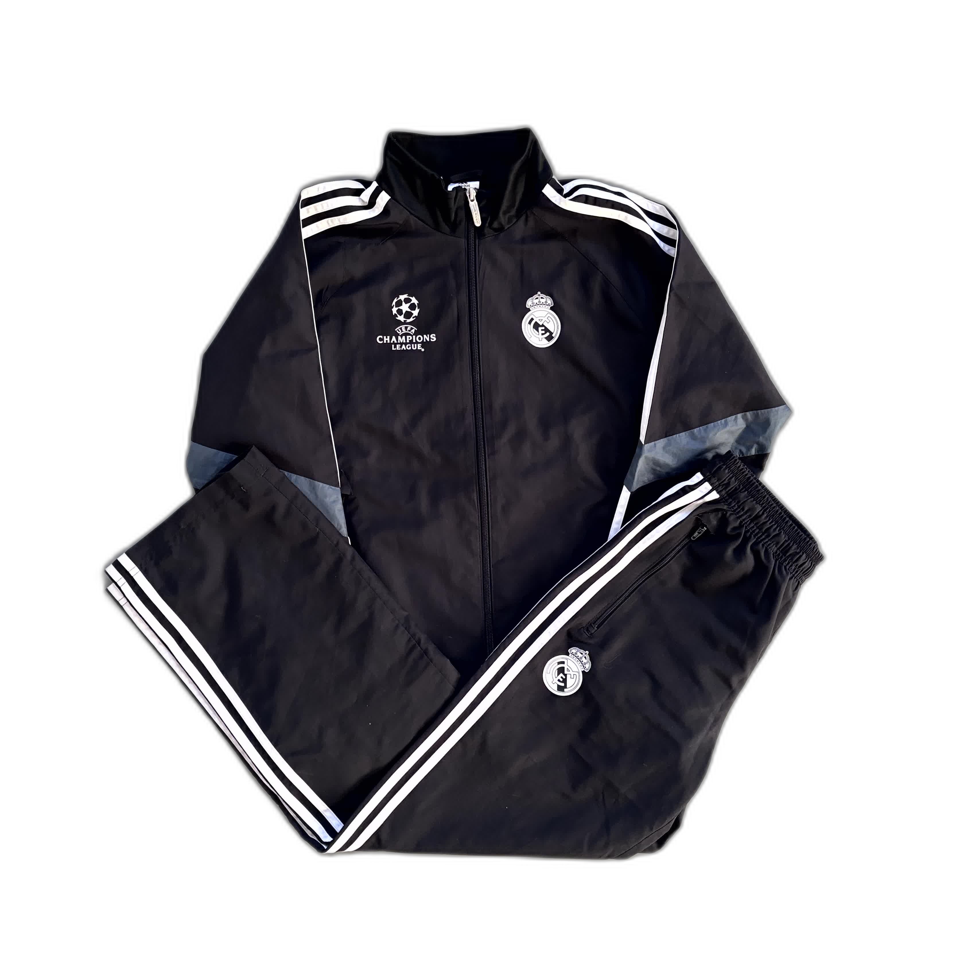 Real Madrid CL Vintage Tracksuit 2014/15