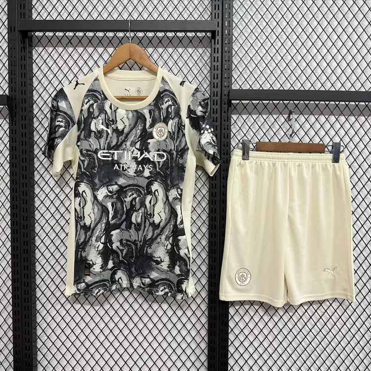 Kids Manchester City 25/26 Horse Year Special Edition Kit