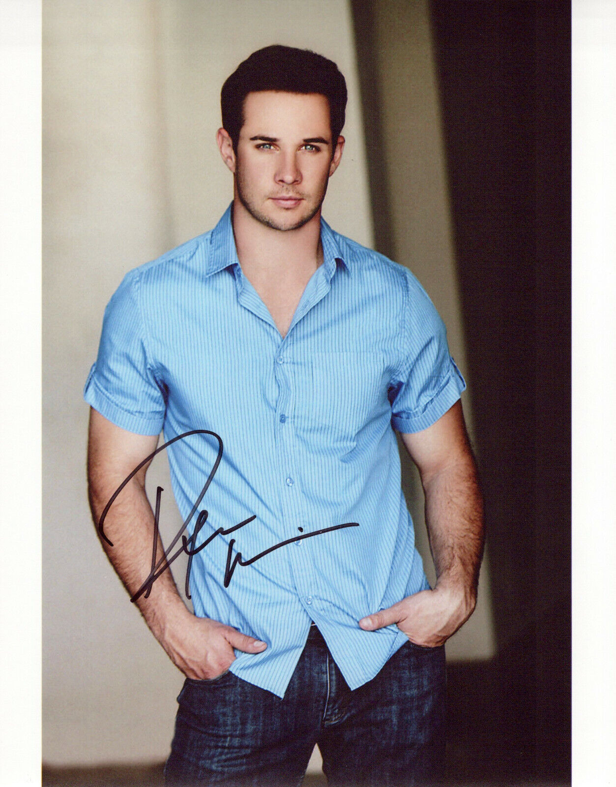 Ryan Merriman head shot autographed Photo Poster painting signed 8x10 #7