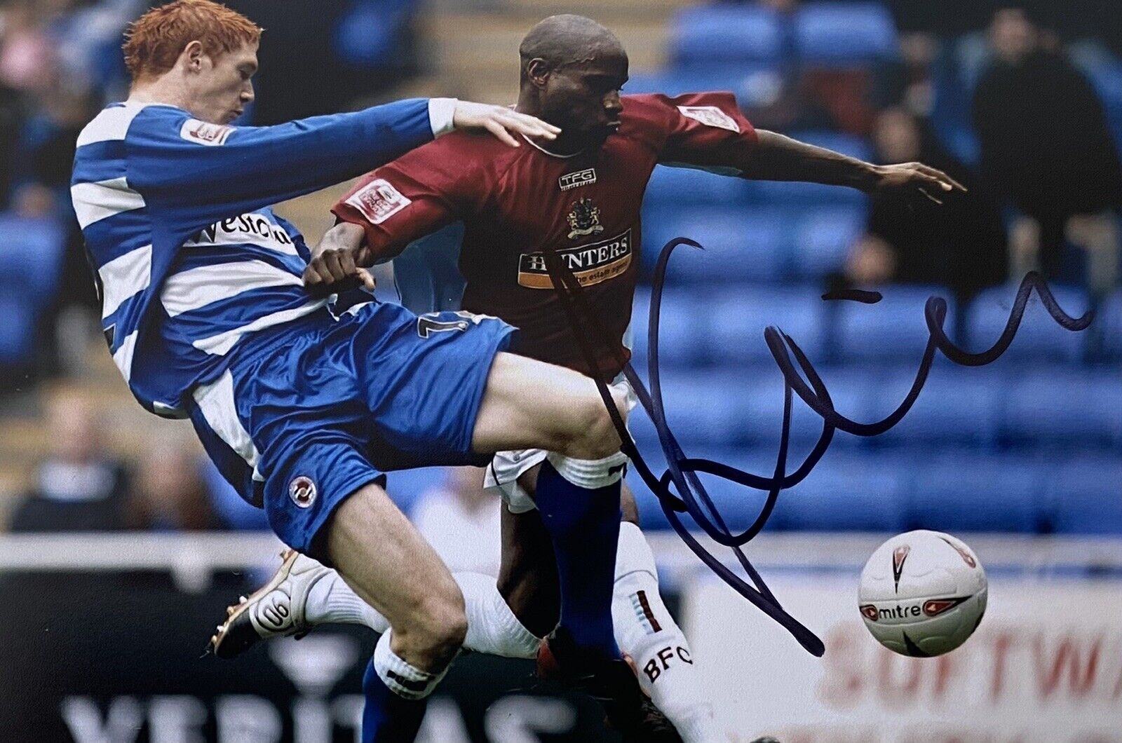 Frank Sinclair Genuine Hand Signed Burnley 6X4 Photo Poster painting