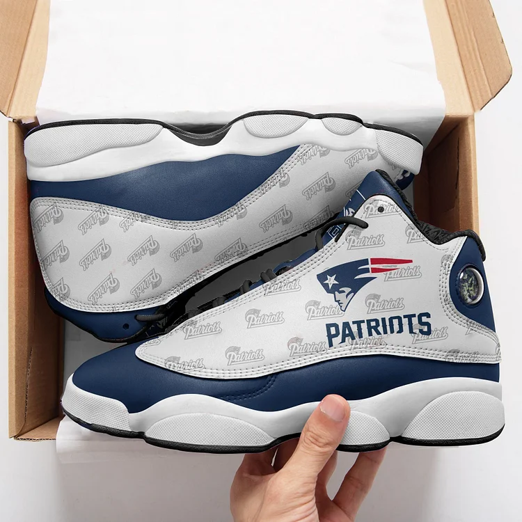 New England Patriots Printed Unisex Basketball Shoes