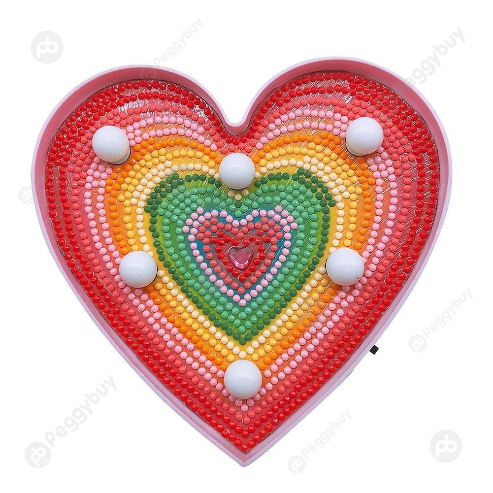 

Love Rainbow-DIY Creative Diamond LED Lamp, 501 Original