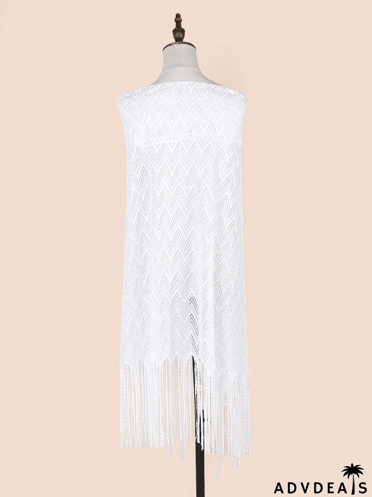 Chevron Pattern Shawl Scarf