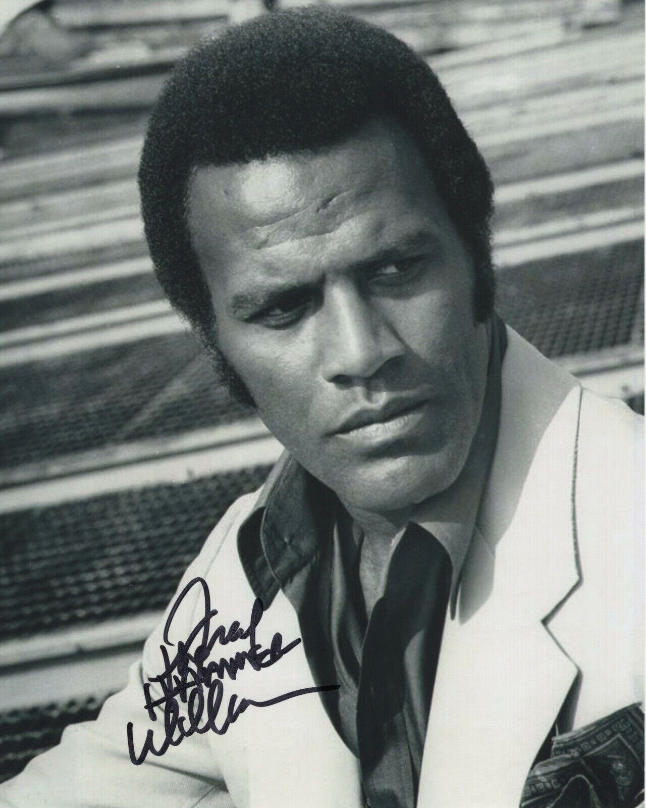 FRED THE HAMMER WILLIAMSON SIGNED AUTOGRAPH STARSKY AND HUTCH 8X10 Photo Poster painting