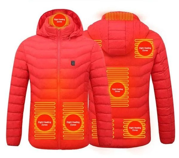 Unisex Heated Jacket Heating Coat Electric