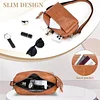 Asvert PU-Leder Crossbody Bag Damen Handtasche Damen Klein Umhängetasche Handytasche zum Umhängen Moderne Taschen mit Abnehmbarem Schultergurt Crossbag/Gürteltasche/Schultertasche/Abendtasche Damen