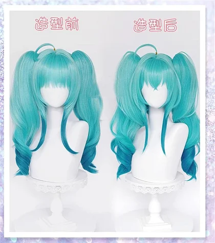 ⚠︎ゆうき⚠︎初音ミク✴︎ウィッグ✴︎セット込み azuiblc 初音ミク ウィッグ 初音ミク ウィッグ