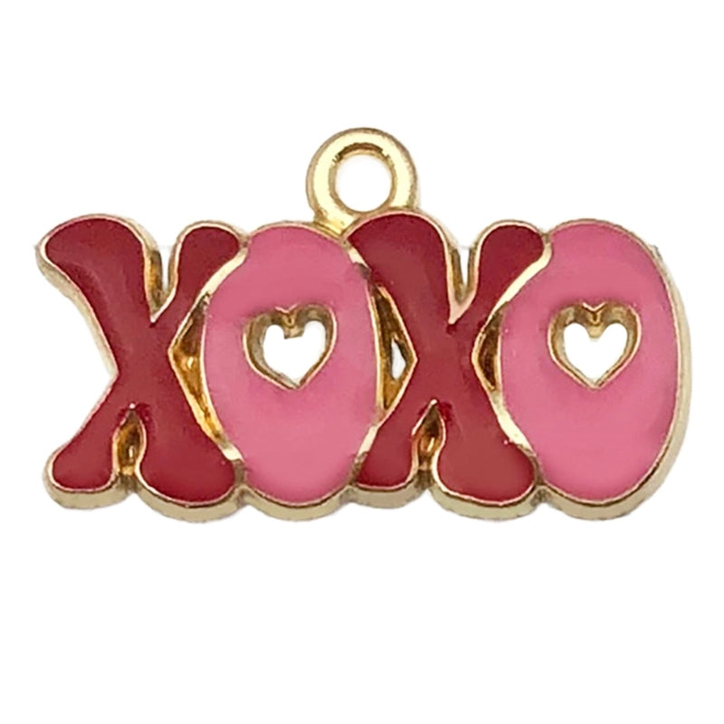 1 Piece 13*30mm 15x25mm 31x24mm Zinc Alloy XOXO Letter Heart Shape Pendant Jewelry Accessories