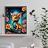 Diamond Painting -DIY Round Drill Dragon and Flower