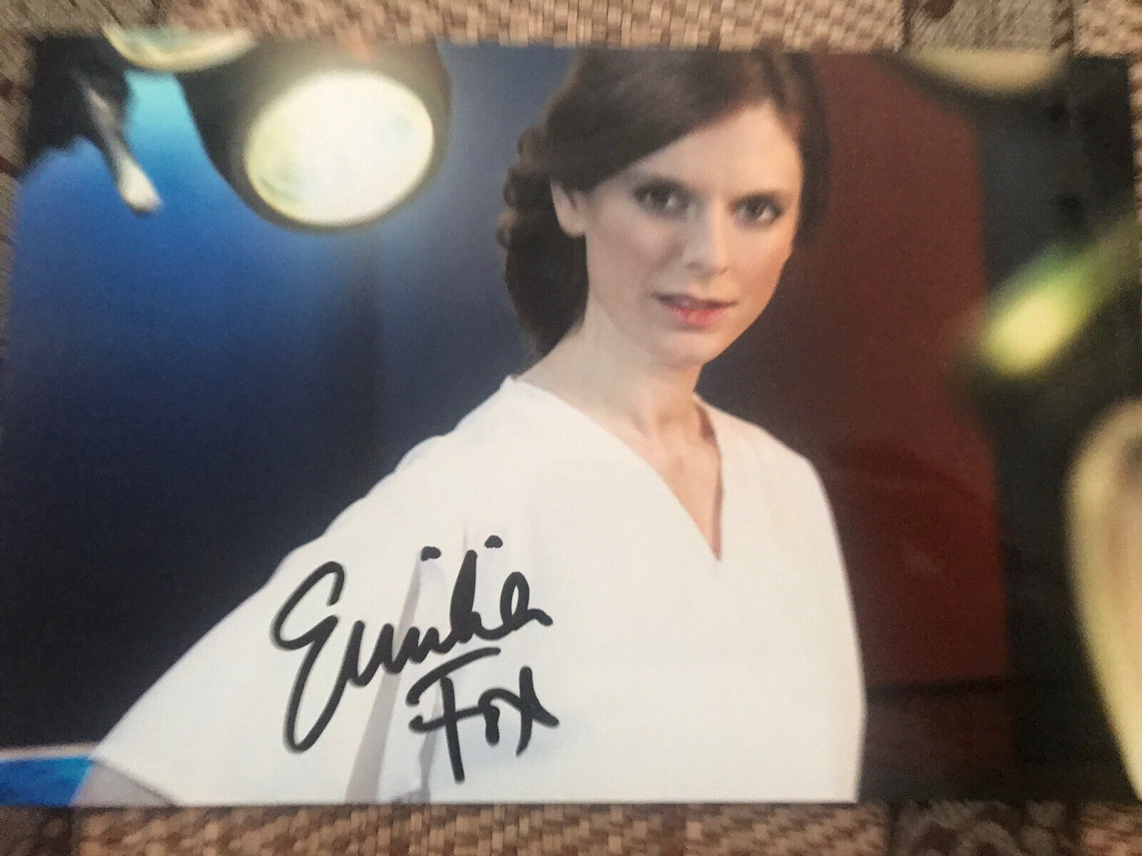 EMILIA FOX - Silent Witness Signed 9x6 Photo Poster painting