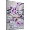 5D DIY Full Drill Square Diamond Painting Candle Flower Cross Stitch Kits