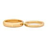 18K Yellow Gold Wedding Band Set