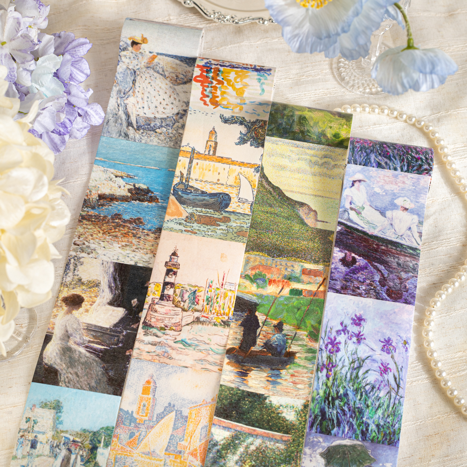 와시 테이프 - 임프레션 갤러리 시리즈 빈티지 그림 꽃 그림