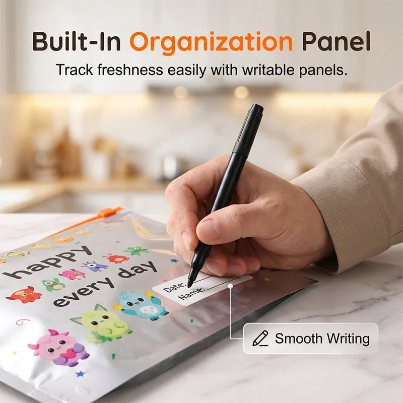Built-in write-on panel