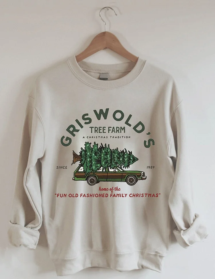 Women's Griswold's Tree Farm Casual Sweatshirt socialshop