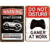 2pcs - Warning Vintage Metal Signs(12*16Inch)  