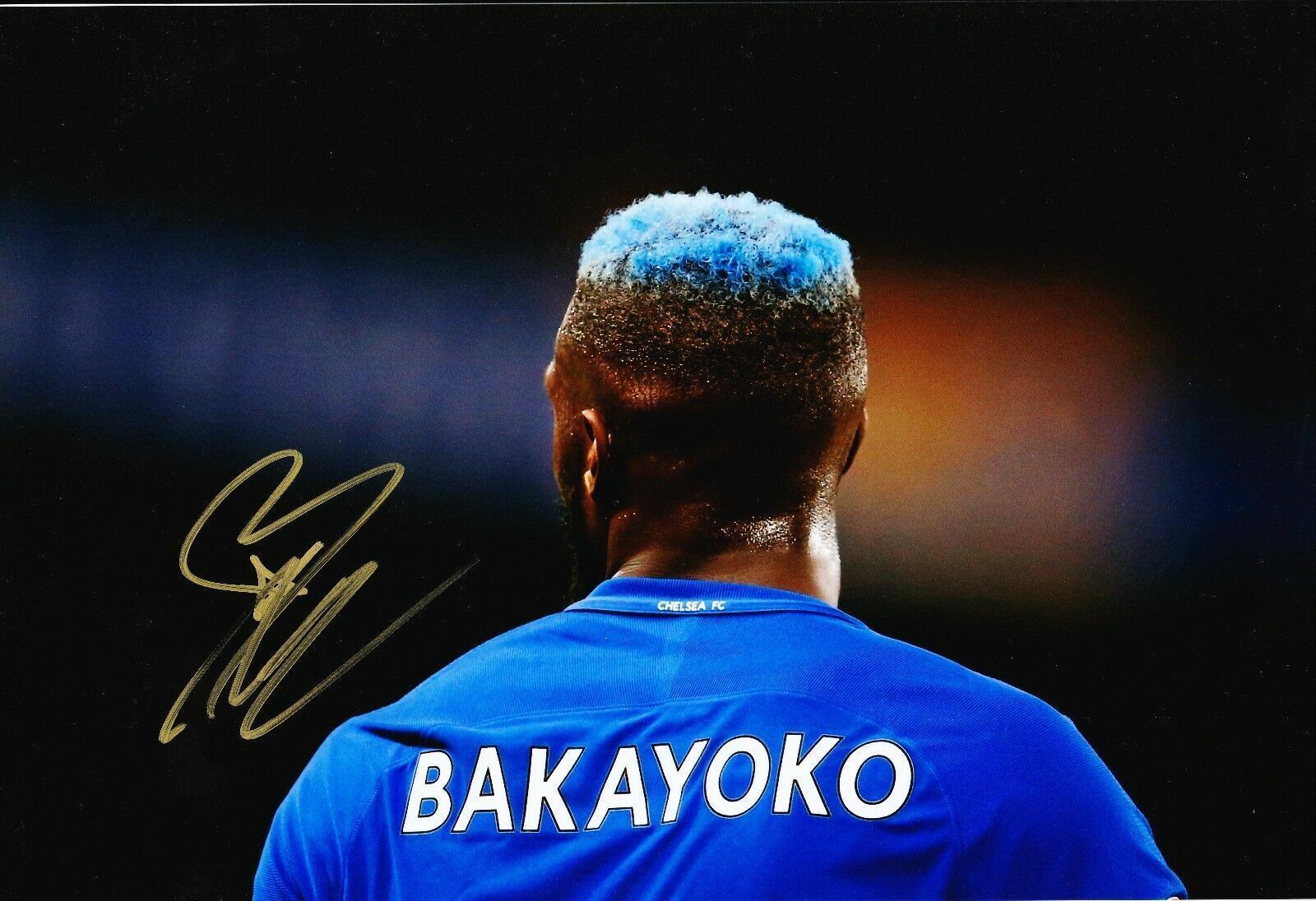 Tiemoue Bakayoko Signed 12X8 Photo Poster painting Chelsea FC Autograph AFTAL COA (1897)