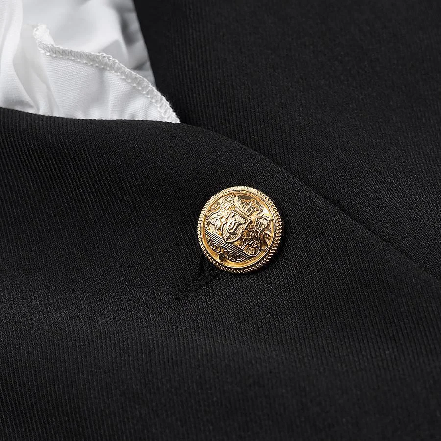 Nigikala Nigikala And Autumn Long Sleeve Splicing Solid Color Button A Word Fake Two-Piece Shirt Skirt New Woman