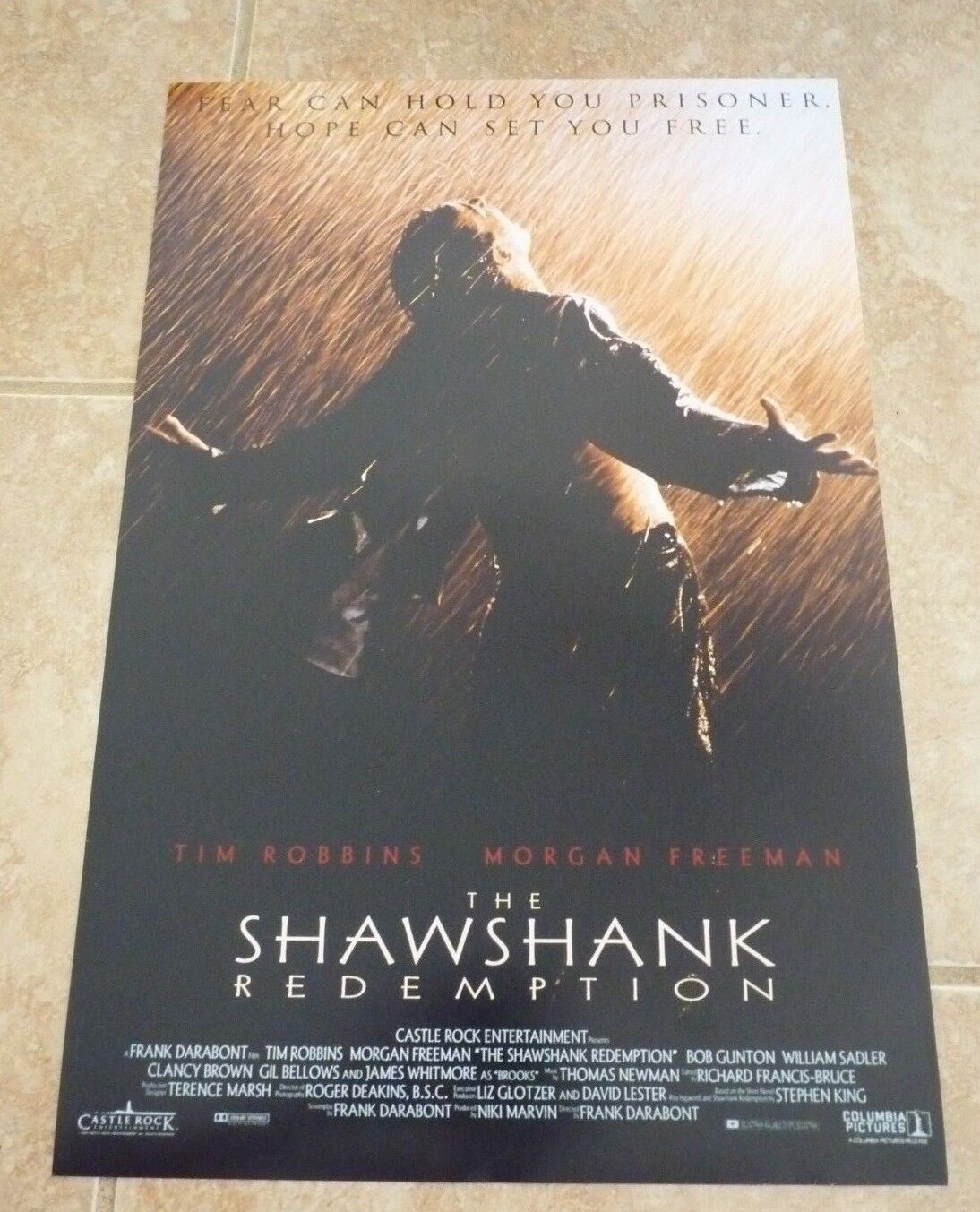 Shawshank Redemption Movie Color 12x18 Photo Poster painting Picture--DAMAGE G1