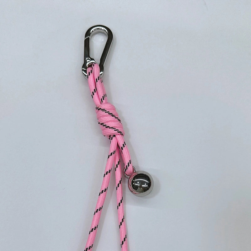 Colorful Woven Lanyard Miu Home Bag Hanging Creative Keychain Ball Pendant Pendant Couple Braided Pendant