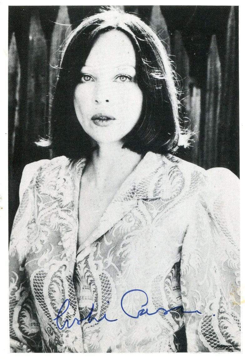 Leslie Caron autograph, French film ACTRESS, signed Photo Poster painting