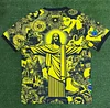 2024 Brazil Special Edition Jesus Yellow Gray Soccer Jersey