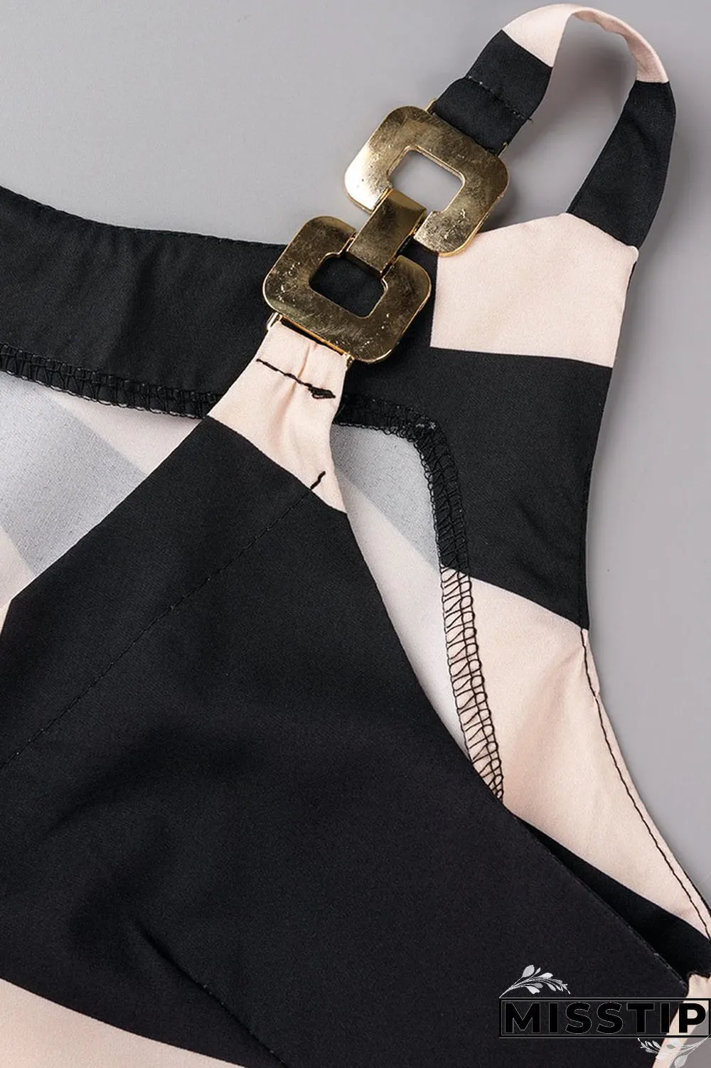 Khaki Casual Street Print Patchwork Metal Accessories Decoration V Neck Tops