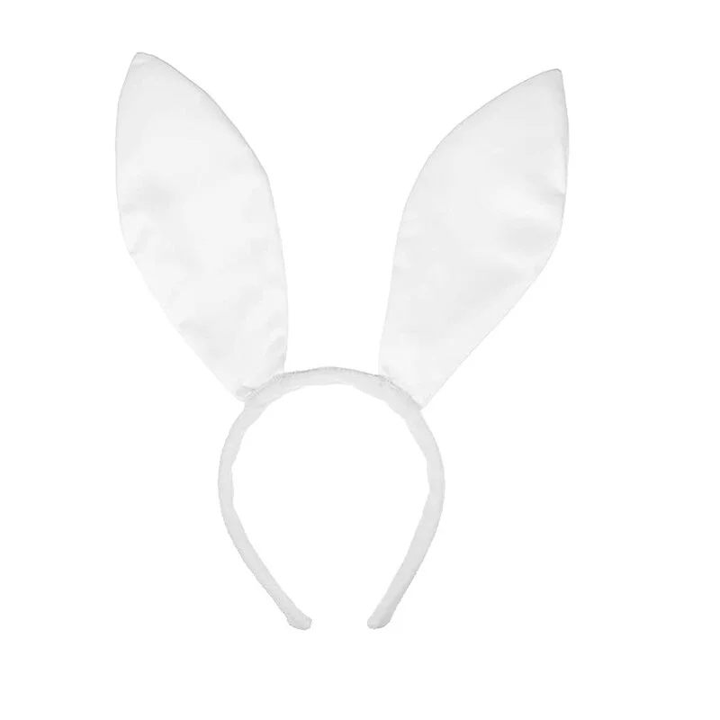 Billionm OJBK Sexy Bunny Ears Headband Easter Halloween Cosplay Props Kawaii Rabbit Hair Hoop Realistic Animal Ear Girls Hair Accessories