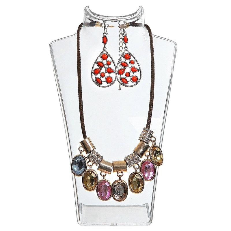 Factory Direct Pendant Earring Necklace Display Stand Portrait Model Stand Desktop Jewelry Necklace Beads Model Storage Rack