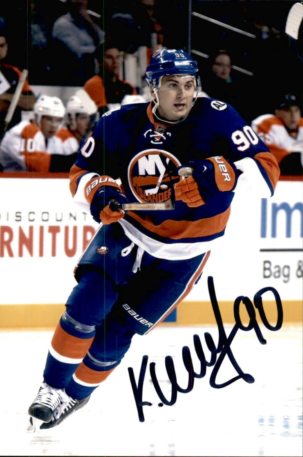 Kirill Petrov SIGNED 4x6 Photo Poster painting NEW YORK ISLANDERS / RUSSIA #2