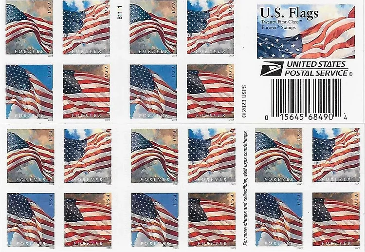 2024 American U.S. Flags Forever Stamps