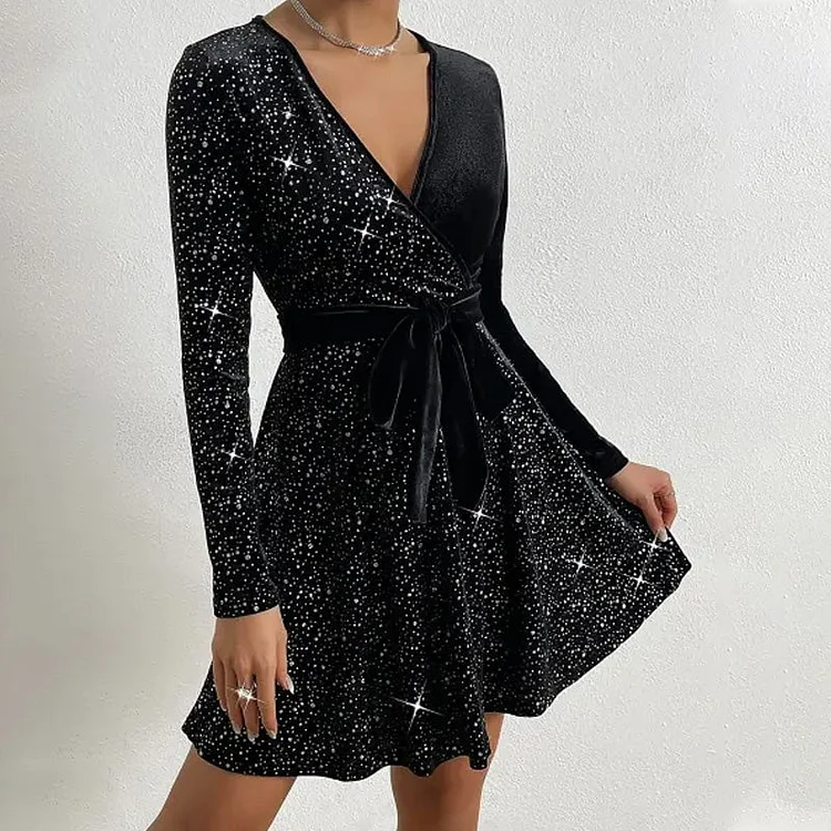 🎅Xmas Sales - 49% OFF🎄V-neck hip-waisted skirt