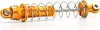AMK Front and Rear Metal Shock for 1/10 RC Crawler TRX4 TRX6 SCX10 Truck Parts Aluminum Alloy RC Crawler car Upgrades Accessories（4pcs，Yellow ）
