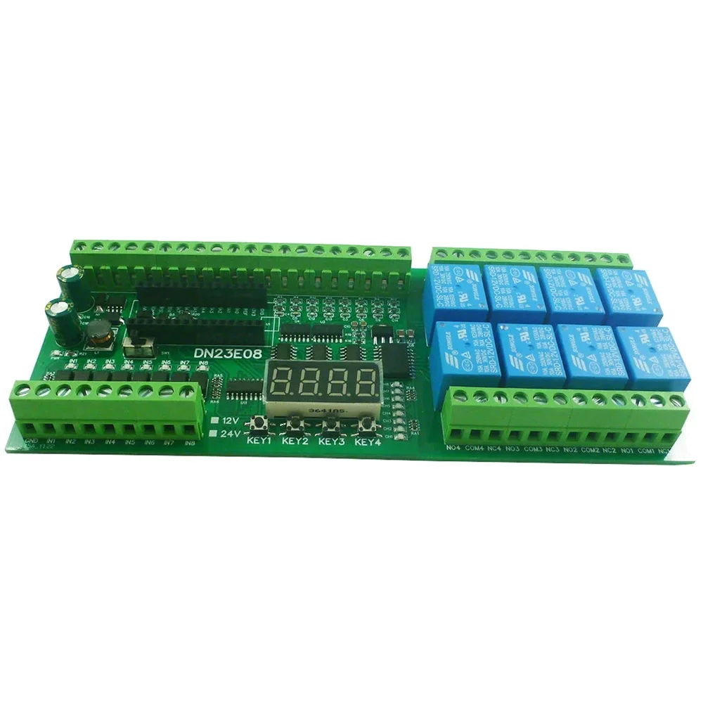 DN23E08 RS485 Relay PLC IO Expanding Dimmer Switch Code Controller Module for Smart Home Automation