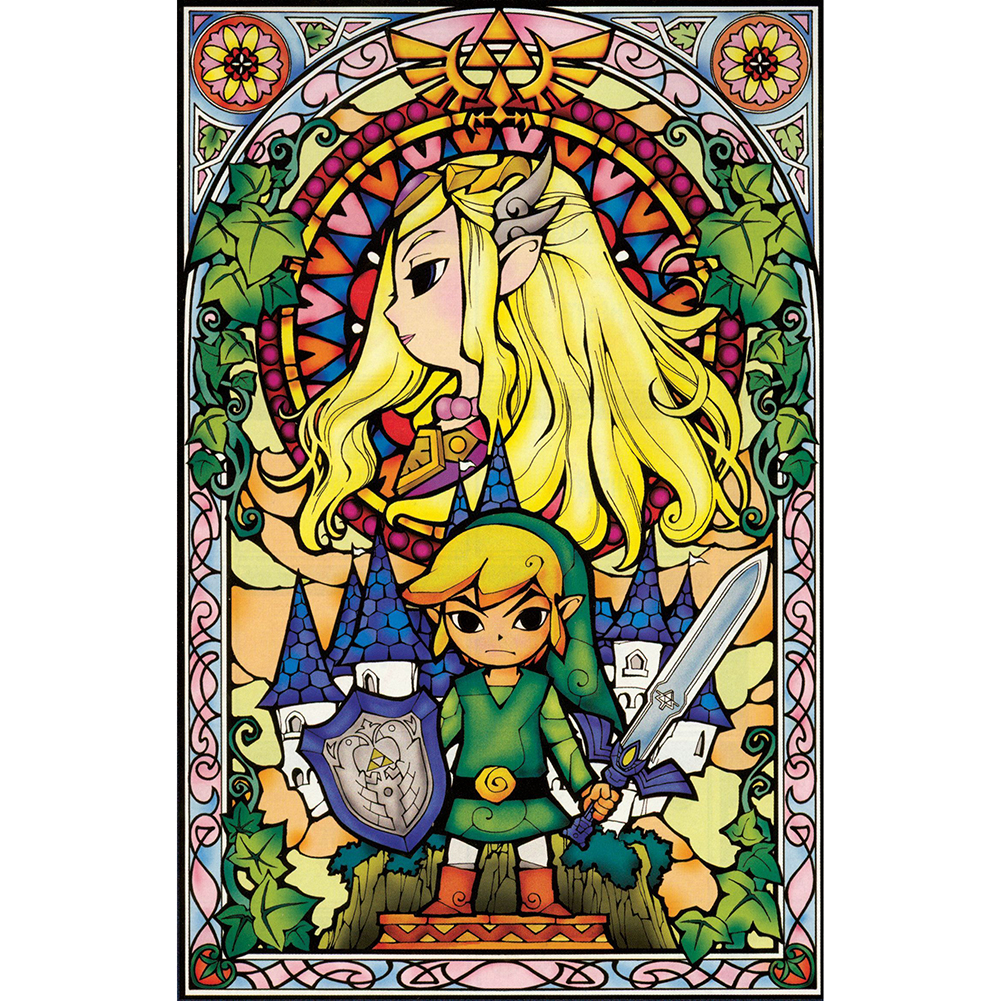 

Legend of Zelda - Round Drill Diamond Painting - 30*40CM, 501 Original