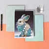 uk.everydayedeals (Limited Stock)DIY A5 50 Pages Partial Special Shaped Drill Diamond Painting Rabbit Notebook