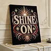DIY Pearl Painting Shine for Home Wall Decor with Frame(30x40cm)