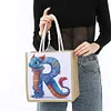Diamond Painting Dinosaur Handmade Top-handle Handbag