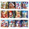 12Pcs DIY Diamond Painting Greeting Card with Envelopes&Tools Diamond Painting Greeting Card Set Multi Purpose Creative Birthday & Thanksgiving Card Kit
