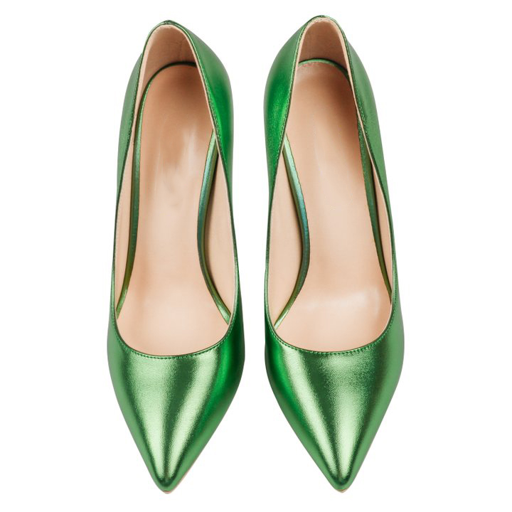 120mm Women's Pointed Toe Party Wedding Pumps Matte/Patent High Heels Shoes-MERUMOTE