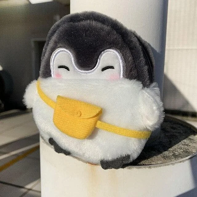 Cute Penguin Plush Mini Wallet SP15159