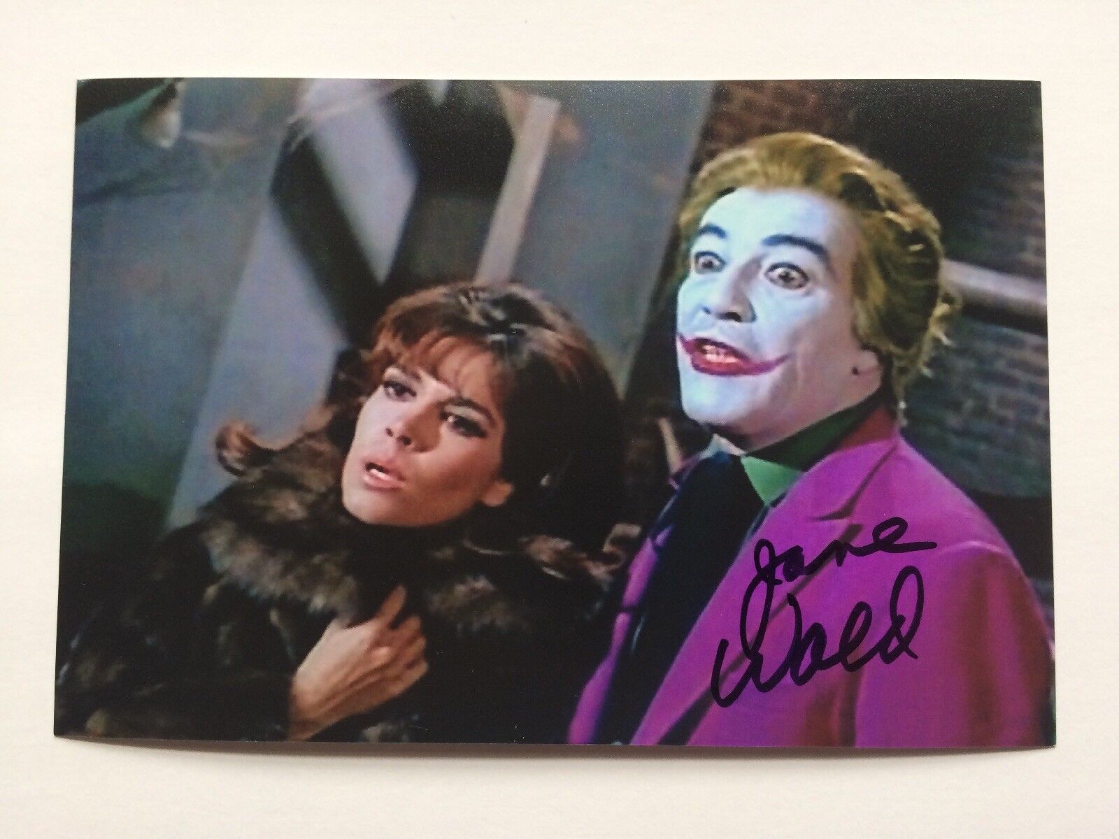 Jane Wald Autographed Photo Poster painting Batman 60s Show Joker