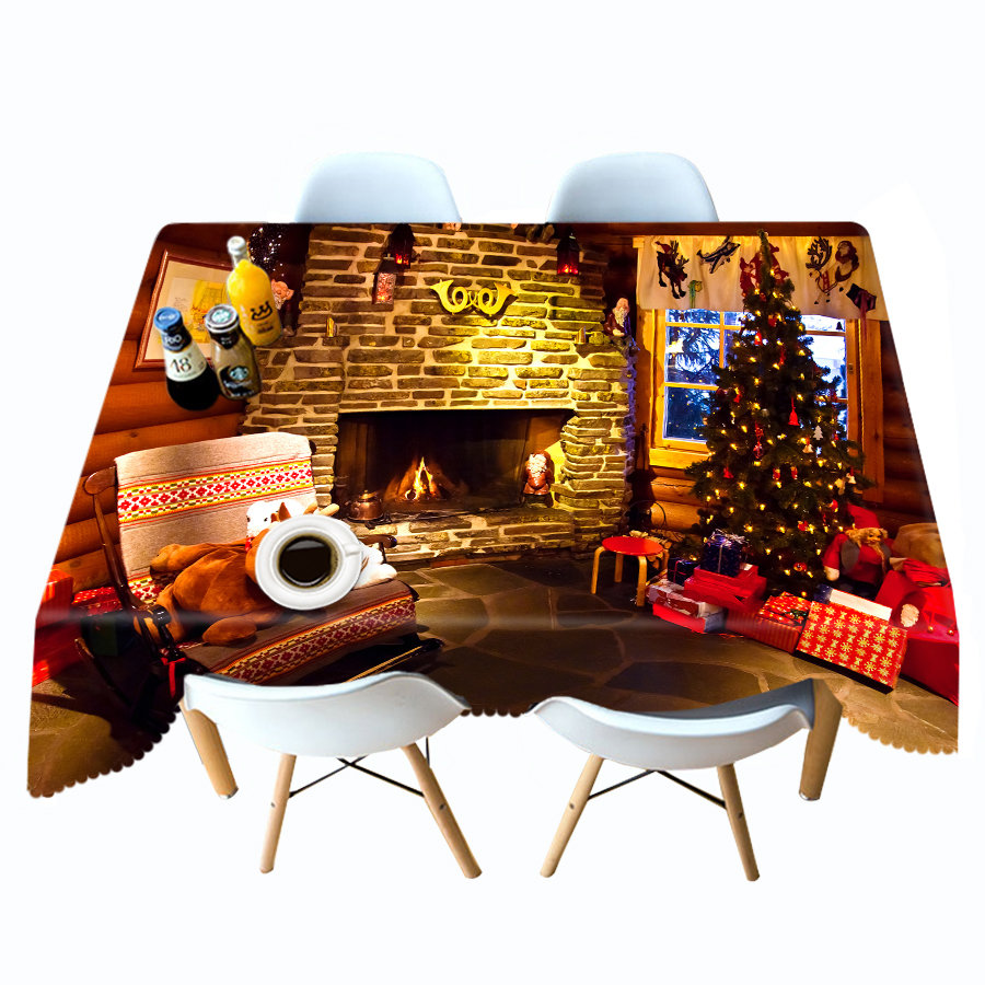 

New Year - 3D Tablecloth, 140*210cm, 501 Original