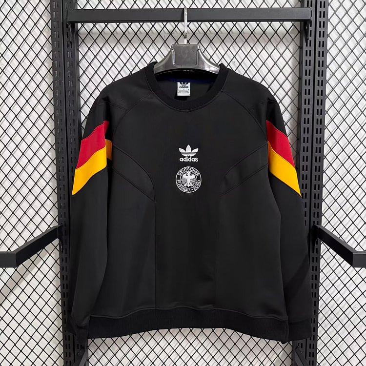 2026-27 Germany national team black long-sleeved thick casual sweatshirt