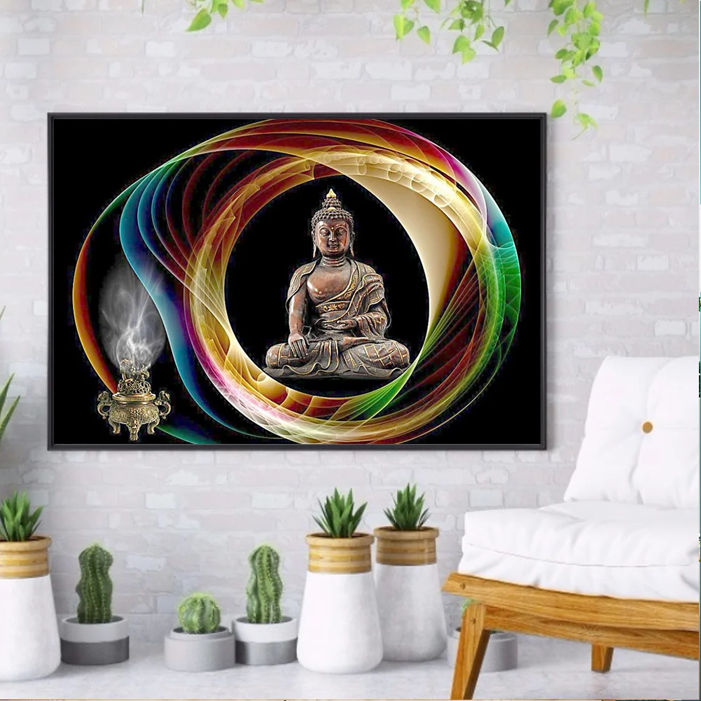 Diamond Painting - Full Round Drill - Buddha(40*30cm)