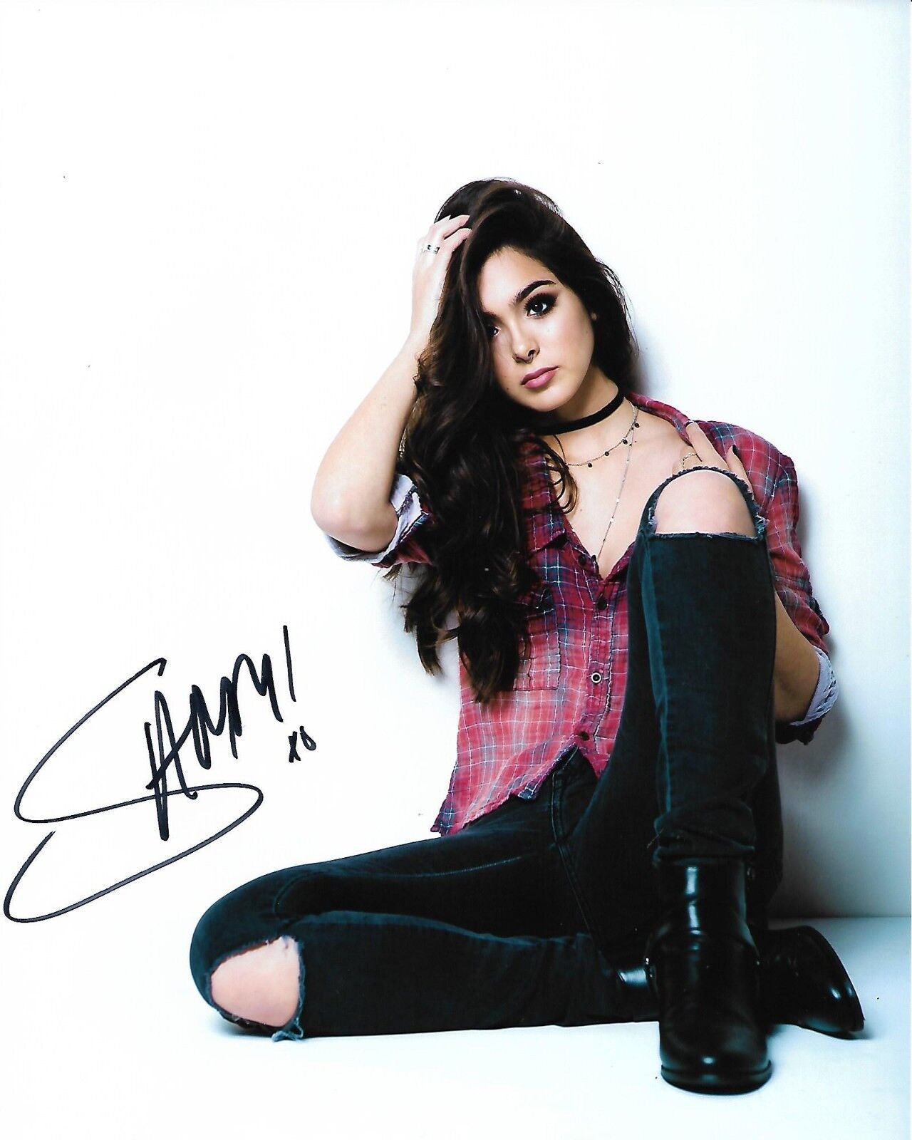 Sammi Sanchez latin pop singer REAL hand SIGNED 8x10 Photo Poster painting #1 COA Autographed