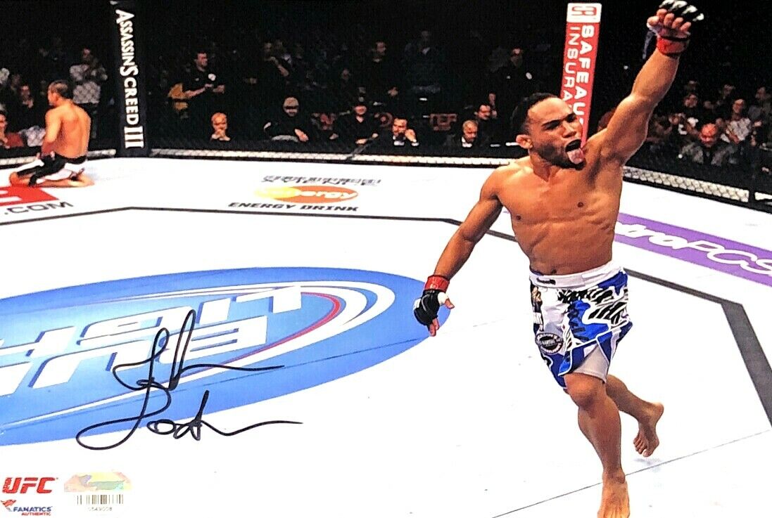 JOHN DODSON HAND SIGNED AUTOGRAPHED 8X10 UFC MMA Photo Poster painting WITH FANATICS COA 2